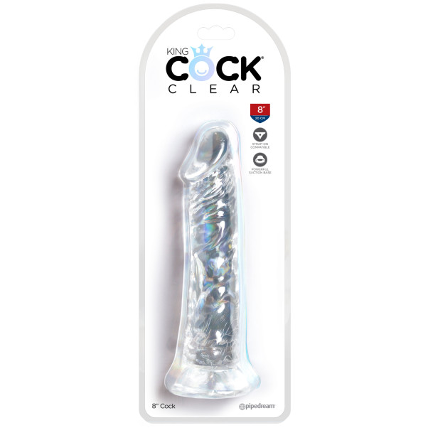 King Cock Doorzichtige Dildo 22,5 cm