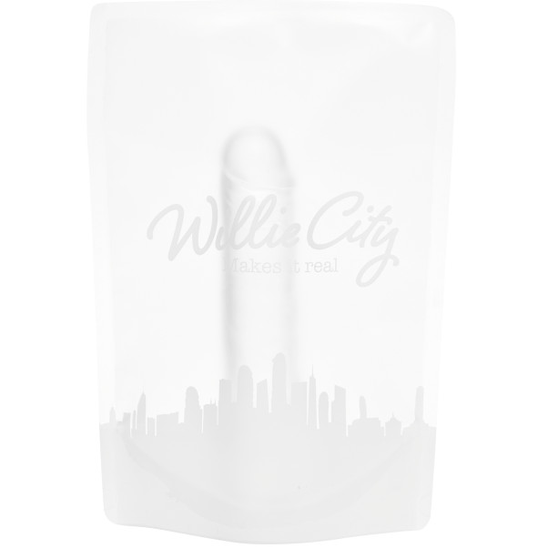 Willie City Clear Realistische Dildo met Zuignap 18 cm