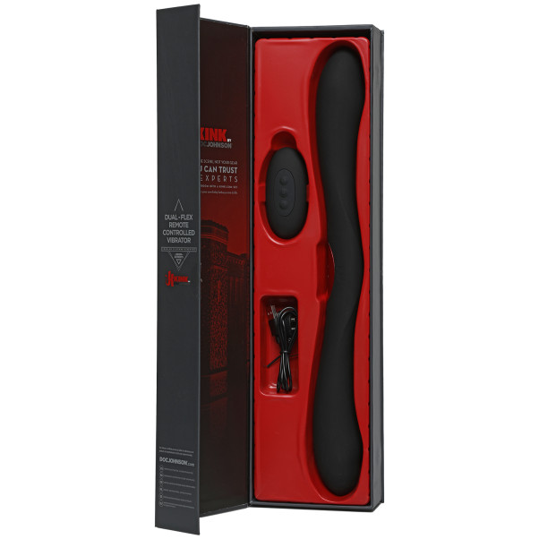 Kink Dual Flex op Afstand Bedienbare Dubbele Dildo