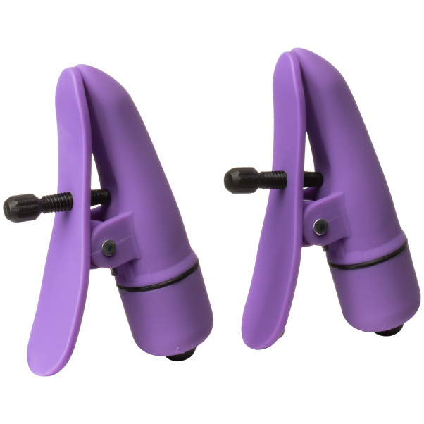 Nipplettes Paarse Tepelklemmen met Vibrator