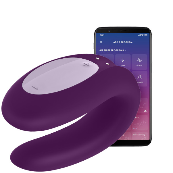 Satisfyer Double Joy Koppelvibrator met App