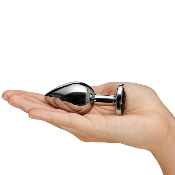 Sinful Black Jewel Metalen Buttplug Medium