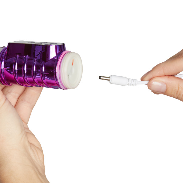 baseks Thrusting G-spot Butterfly Oplaadbare Rabbit Vibrator