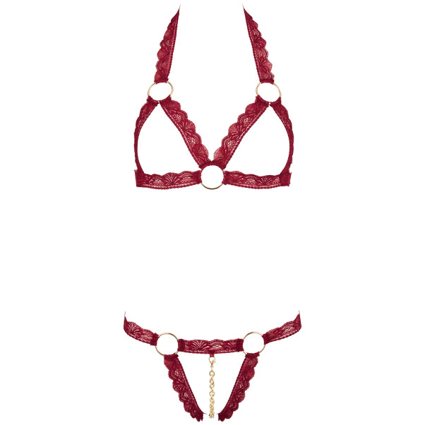 Cottelli Collection Kanten Bh Set met Ketting