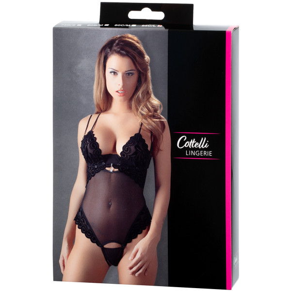 Cottelli String Bodystocking met Strass