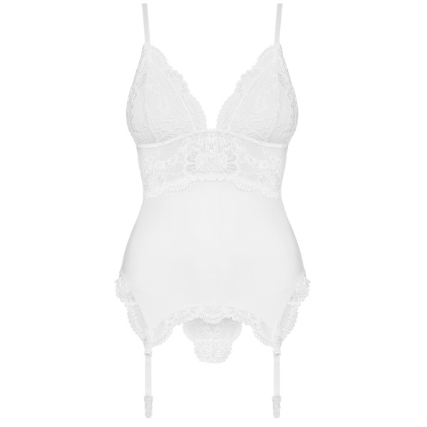 Obsessive Witte Korset Set