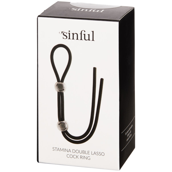 Sinful Stamina Dubbele Lasso Verstelbare Cockring