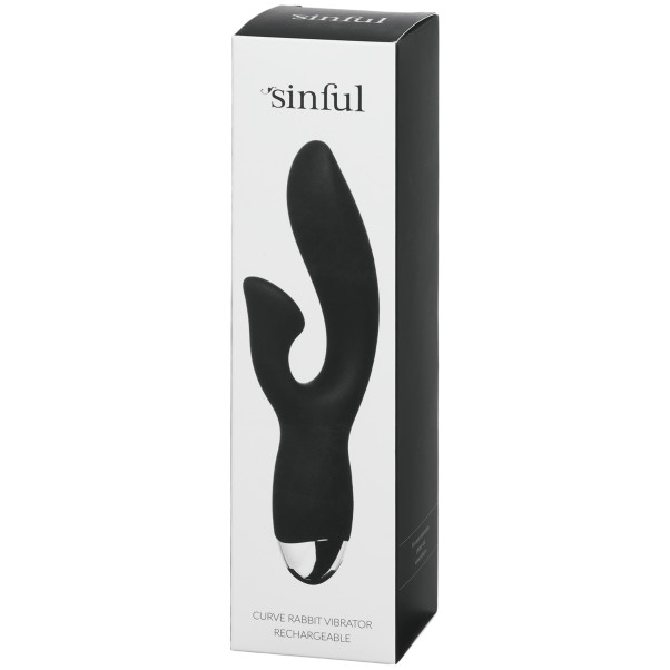 Sinful Gebogen Oplaadbare Rabbit Vibrator 