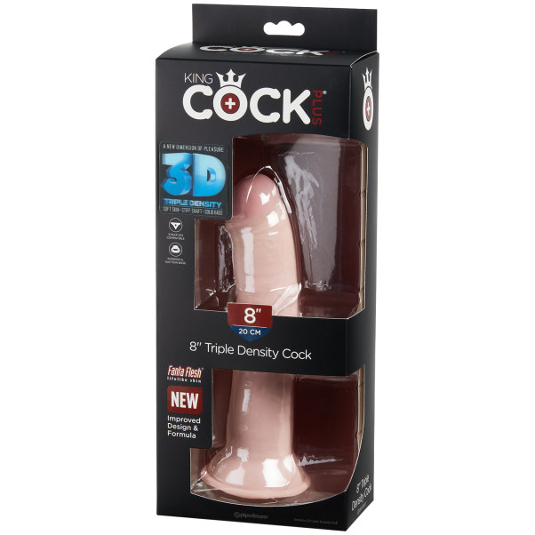 King Cock Plus Triple Density Dildo met Zuignap 23,5 cm