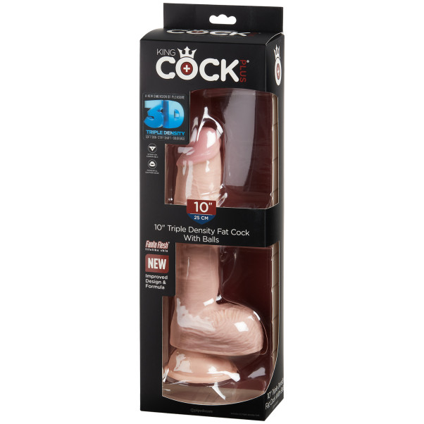 King Cock Plus Triple Density Dildo met Ballen 27,5 cm