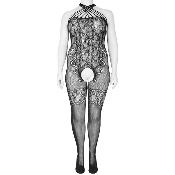 NORTIE Helga Kruisloze Kanten Catsuit Plus Size