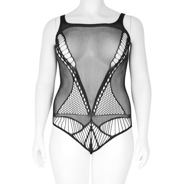 NORTIE Augusta Kruisloze Bodystocking Plus Size