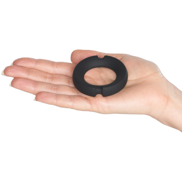 Doc Johnson Kink met Siliconen Bedekte Metalen Penisring