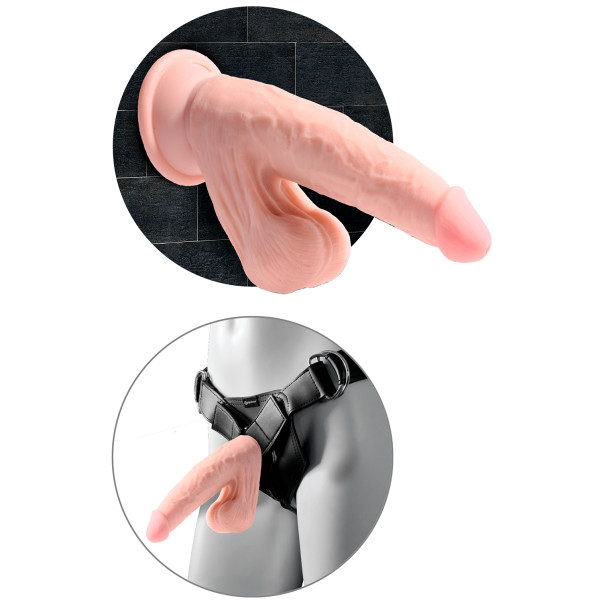 King Cock Plus Triple Density Swinging Balls Dildo 21 cm
