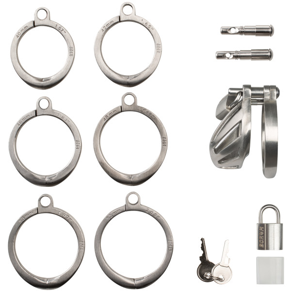 Bon4Micro Roestvrijstalen Kuisheidskooi