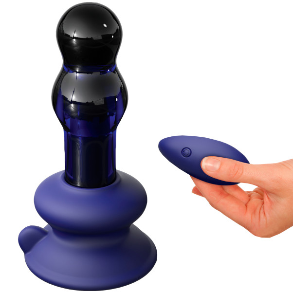 Icicles No 83 Vibrerende Glazen Buttplug