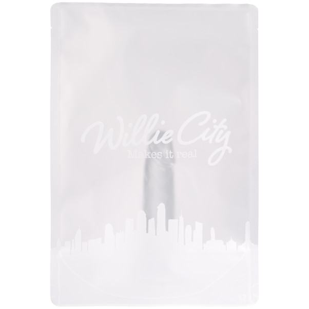 Willie City Transparante Realistische Dildo met Zuignap 13 cm
