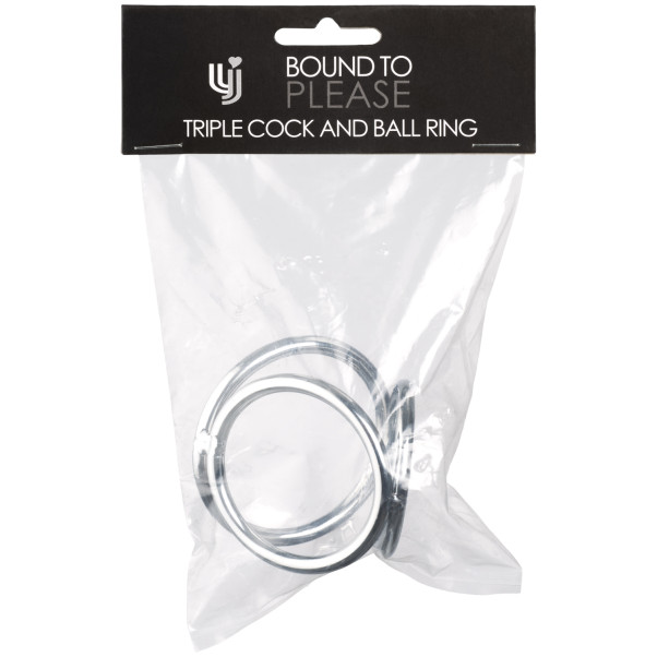 Bound to Please Triple Penis en Ball Ring