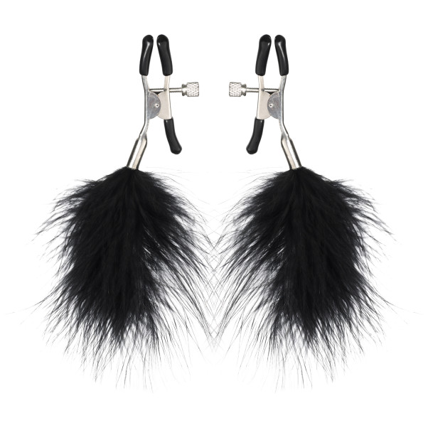 Sex & Mischief Gevederde Tepelklemmen