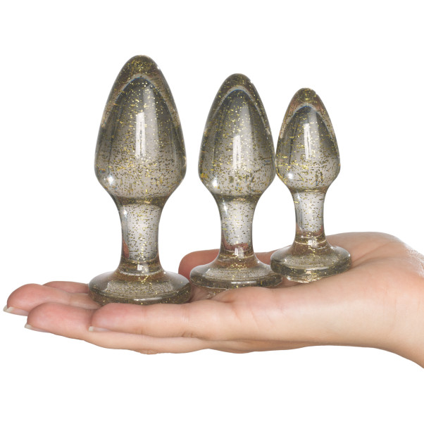 Ouch! Glitter Buttplug Set