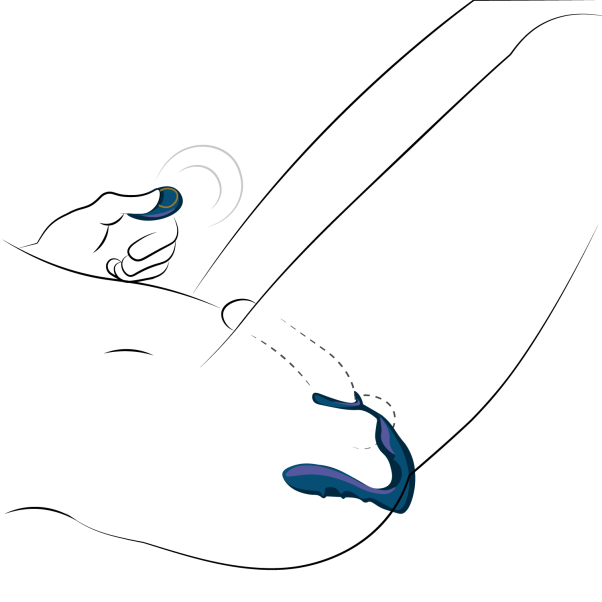 Hueman Black Hole Anale Vibrator met Penisring