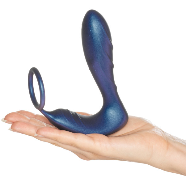Hueman Black Hole Anale Vibrator met Penisring