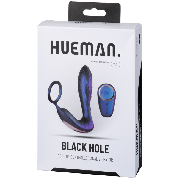 Hueman Black Hole Anale Vibrator met Penisring