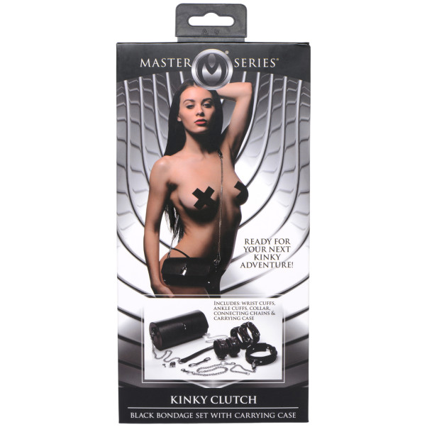 Master Series Kinky Clutch Black Bondage Set