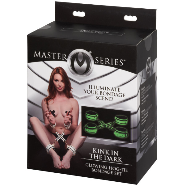 Master Series Kink in the Dark Glowing Hogtie Bondage Set