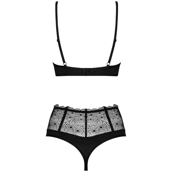 Obsessive Sharlotte Zwarte Beha Set