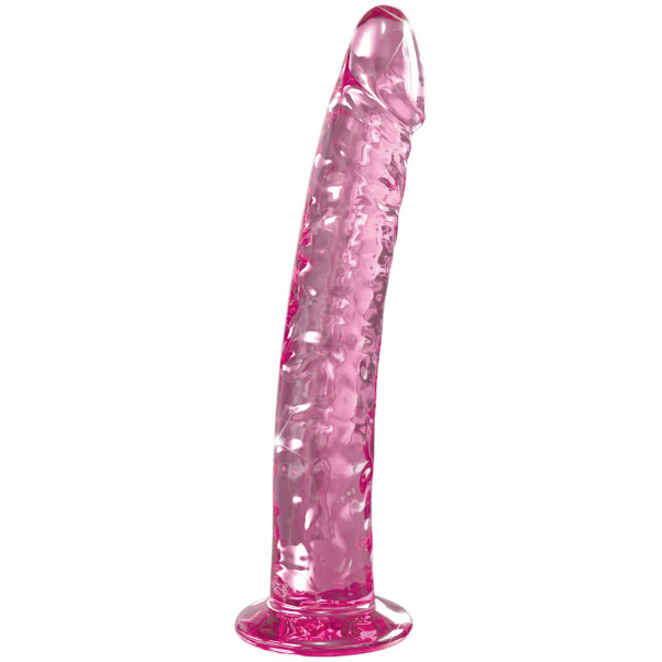 Icicles Nr. 86 Roze Glazen Dildo