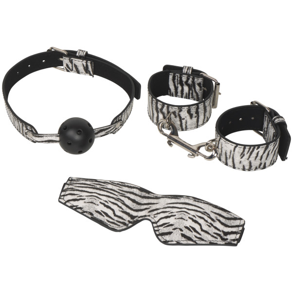 baseks Zebra Kinky Bondage Set 3-delig