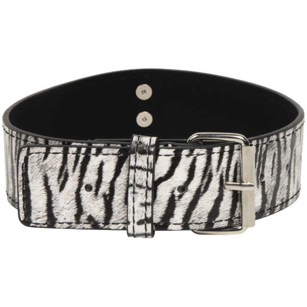 baseks Zebra Halsband met Ketting