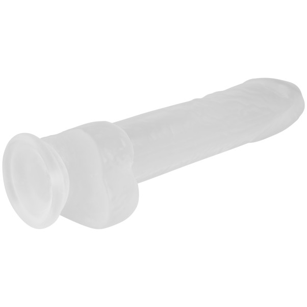 Willie City Classic Frosted Clear Realistische Dildo met Zuignap 24,5 cm