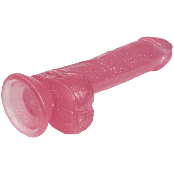 baseks Glitter Balls Dildo met Zuignap 20,5 cm