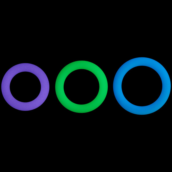 baseks Glow in the Dark Cockring Set