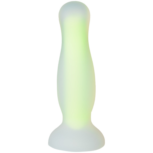 baseks Glow in the Dark Yellow Anale Dildo Medium
