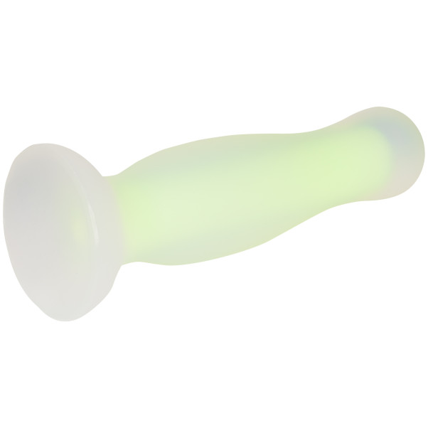 baseks Glow in the Dark Yellow Anale Dildo Medium
