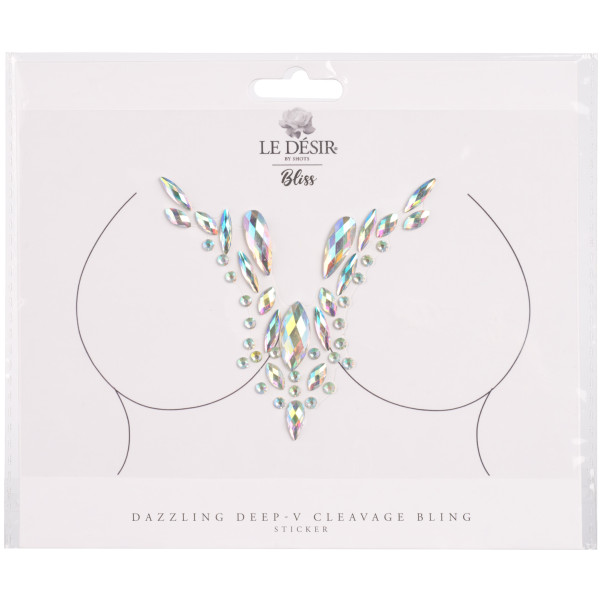 Le Désir Dazzling Deep-V Decolleté Bling Sticker