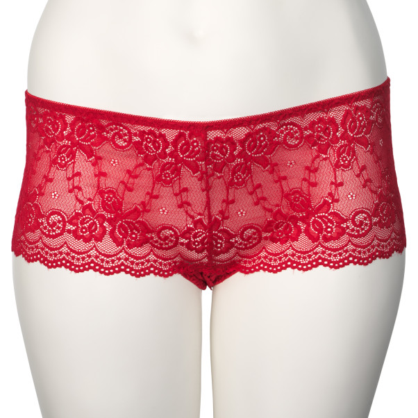 NORTIE Gunilla Red Kanten Kruisloze Hipster Plus Size