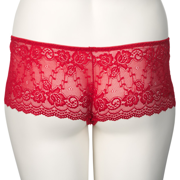 NORTIE Gunilla Red Kanten Kruisloze Hipster Plus Size