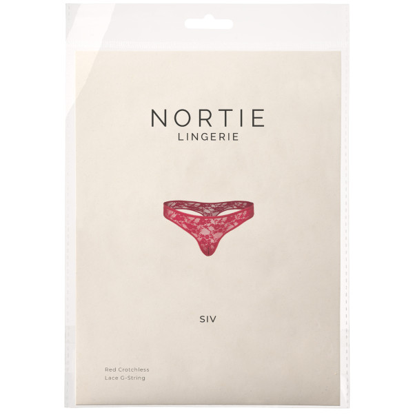 NORTIE Siv Red Kruisloze G-string