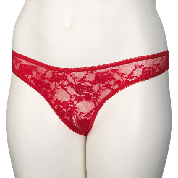 NORTIE Siv Red Kruisloze G-string Plus Size