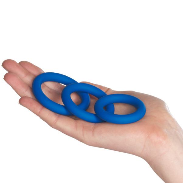 MR.MEMBR Blue Extra Dikke Cockring Set