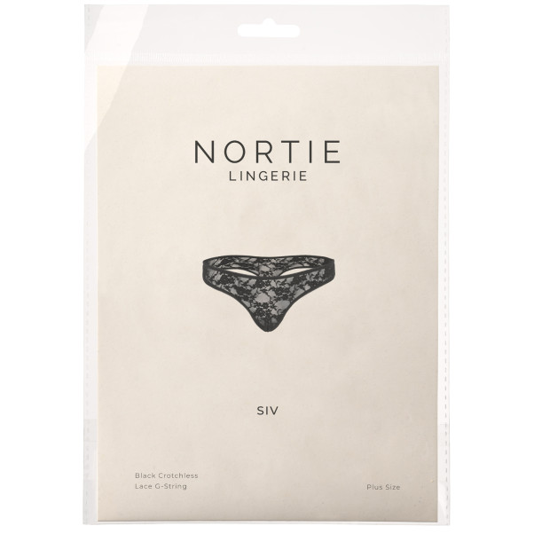 NORTIE Siv Black Kruisloze G-string 