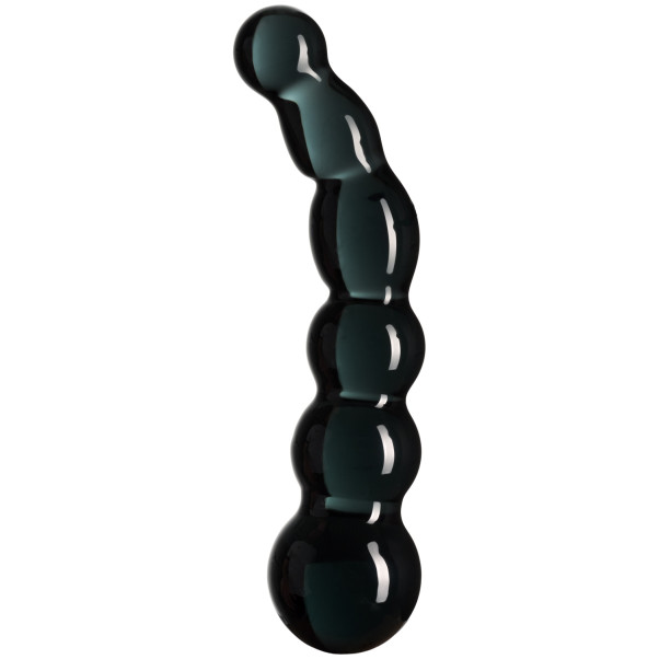 Sinful Black Groove Glazen Dildo 17 cm