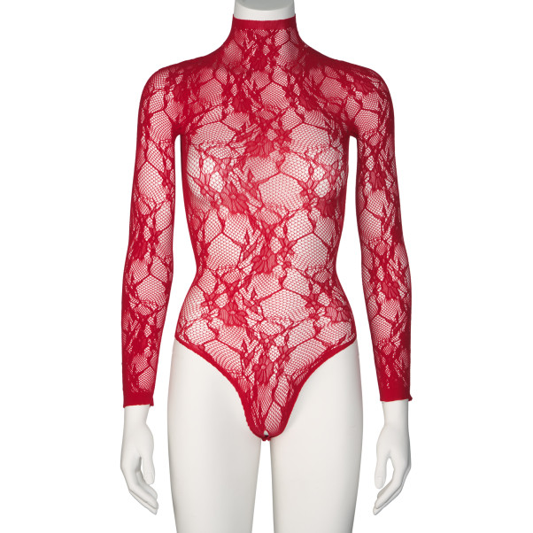 NORTIE Riga Red Kanten Kruisloze Bodystocking