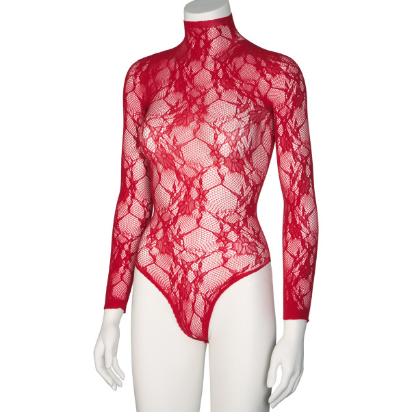 NORTIE Riga Red Kanten Kruisloze Bodystocking