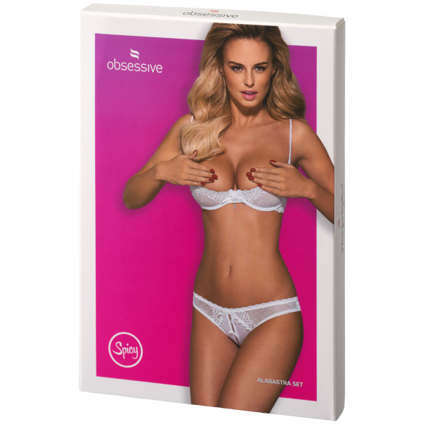 Obsessive Alabastra Witte Set met Halve Cups