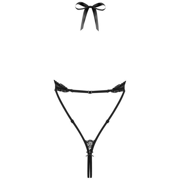 Obsessive Kruisloze Teddy met Open Voorkant